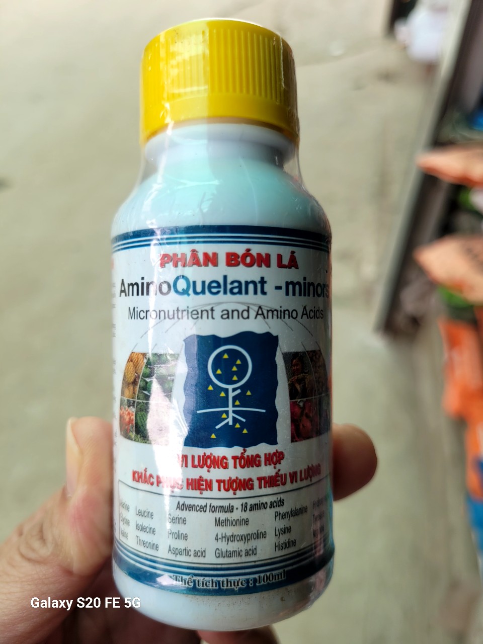 Phân bón lá vi lượng tổng hợp Amino quelant minors 100ml