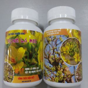 chế phẩm chuyên dùng giúp rụng lá mai đồng loạt, bật nụ mạnh, nở hoa đều 5