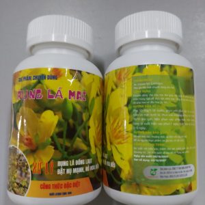 chế phẩm chuyên dùng giúp rụng lá mai đồng loạt, bật nụ mạnh, nở hoa đều 6
