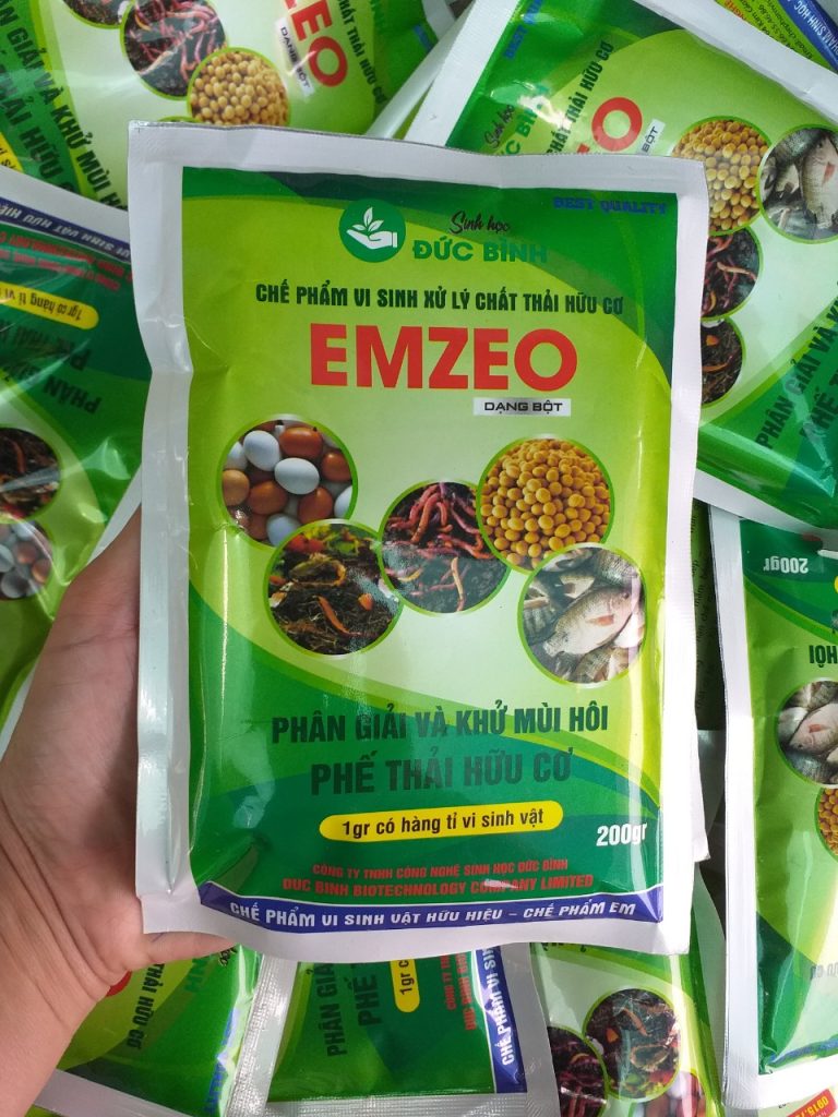 chế phẩm vi sinh emzeo ủ phân và rác thải hữu cơ 6
