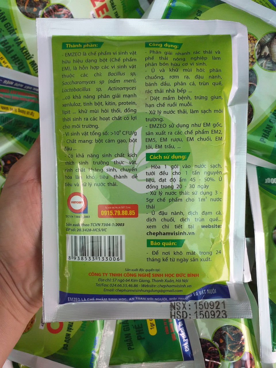 chế phẩm vi sinh emzeo ủ phân và rác thải hữu cơ 5