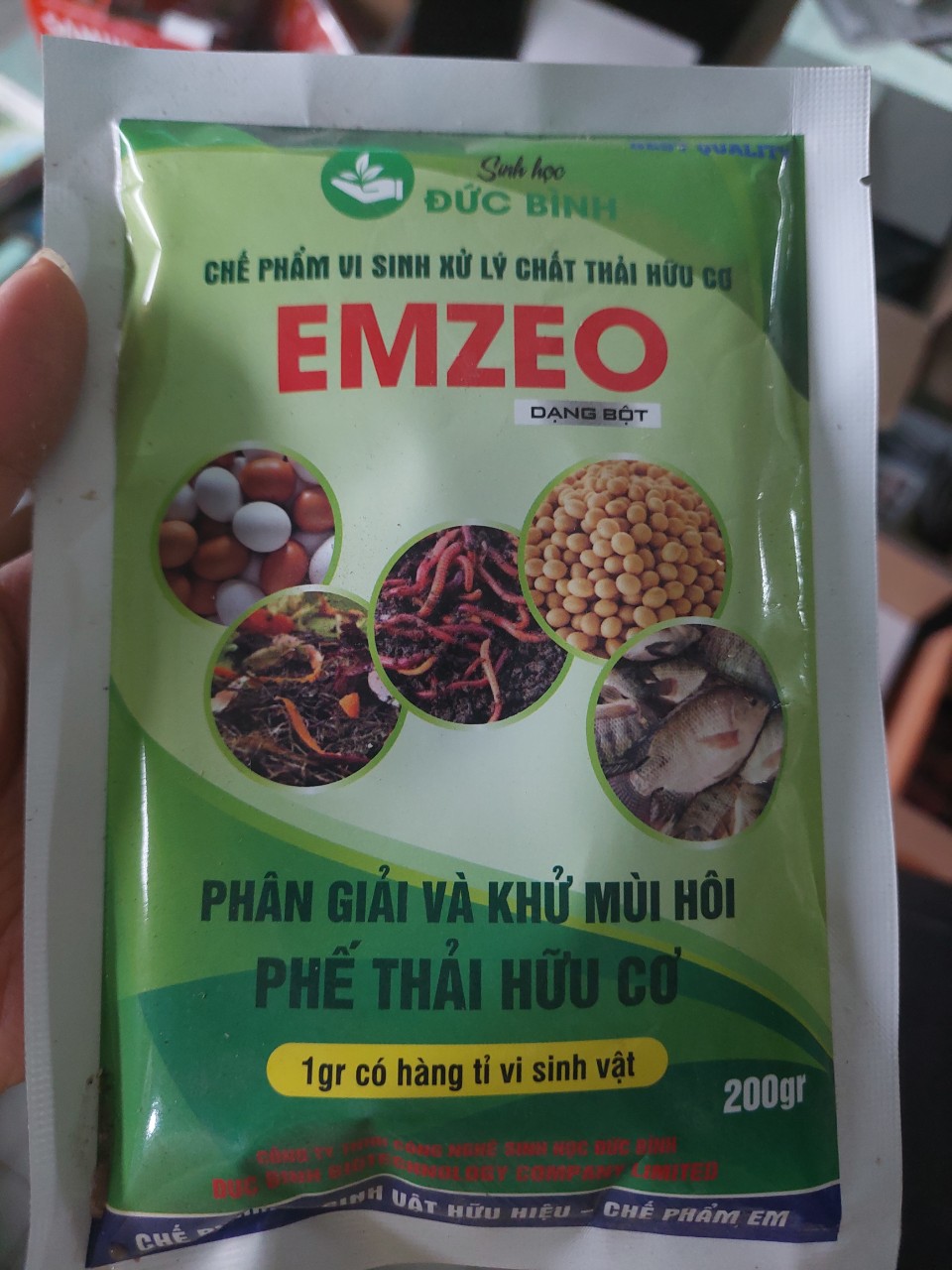 chế phẩm vi sinh emzeo ủ phân và rác thải hữu cơ 2