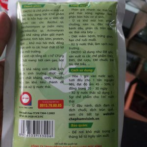 chế phẩm vi sinh emzeo ủ phân và rác thải hữu cơ 1