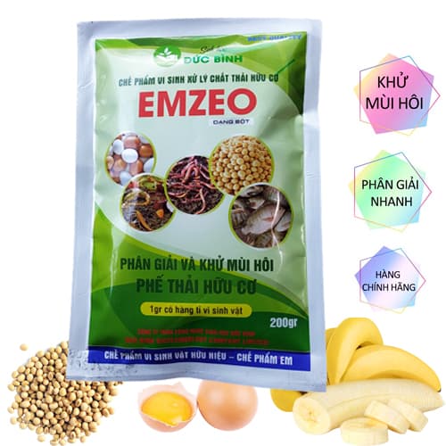 chế phẩm vi sinh emzeo ủ phân và rác thải hữu cơ 4