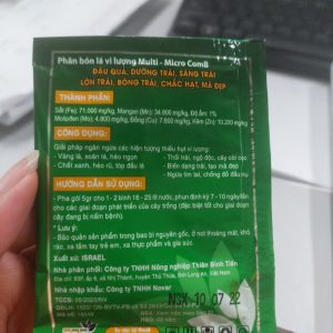 Phân bón lá vi lượng Multi - Micro Comb gói 5gr 1