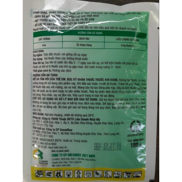 thuoc-tru-oc-duba-155gr-vit-xanh-sieu-diet-oc-goi-100gr thuoc-tru-oc-duba-155gr-vit-xanh-sieu-diet-oc-goi-100gr