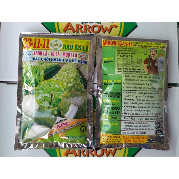 phan-bon-la-33-11-11-arrow-goi-50gr-bat-choi-nhanh-ra-re-manh-xanh-la-to-la-muot-la-nguyen-lieu-ngoai-nhap phan-bon-la-33-11-11-arrow-goi-50gr-bat-choi-nhanh-ra-re-manh-xanh-la-to-la-muot-la-nguyen-lieu-ngoai-nhap